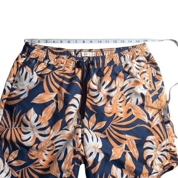 Onia Men's The Calder Tropical Drawstring Swim Trunks Shorts Multicolor Large - Picture 6 of 8